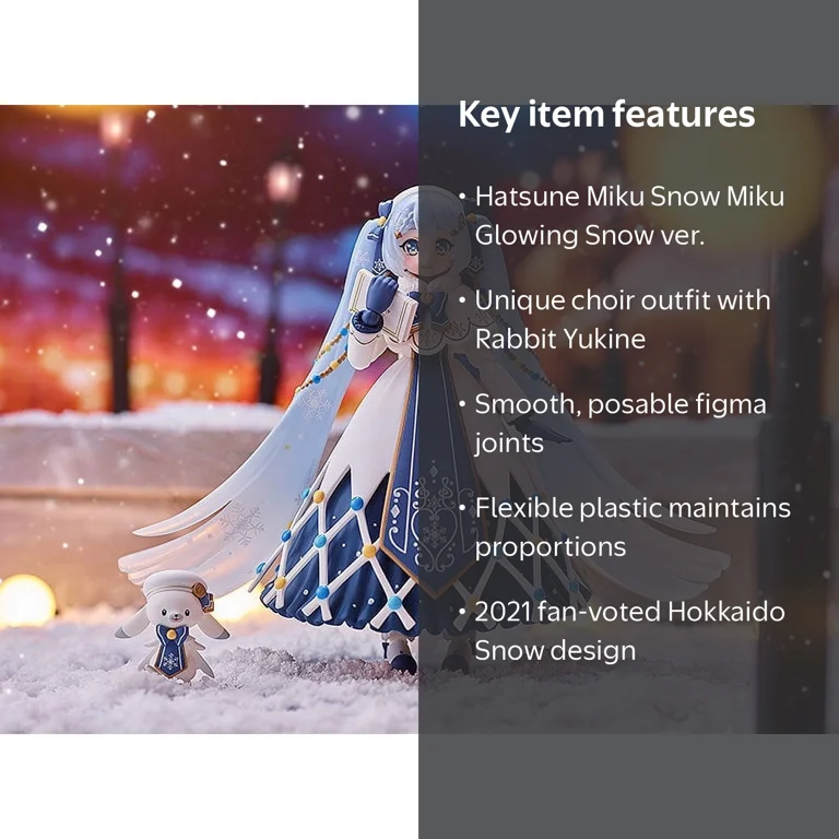 figma Character Vocal Series 01: Hatsune Miku Snow Miku: Glowing