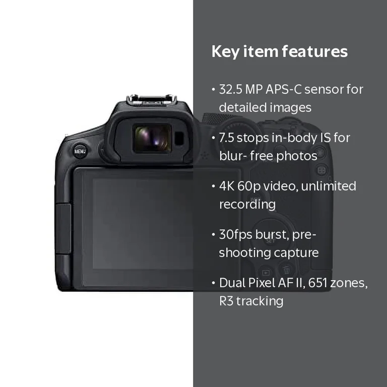 Canon EOS R7 Body Mirrorless Camera (International Version