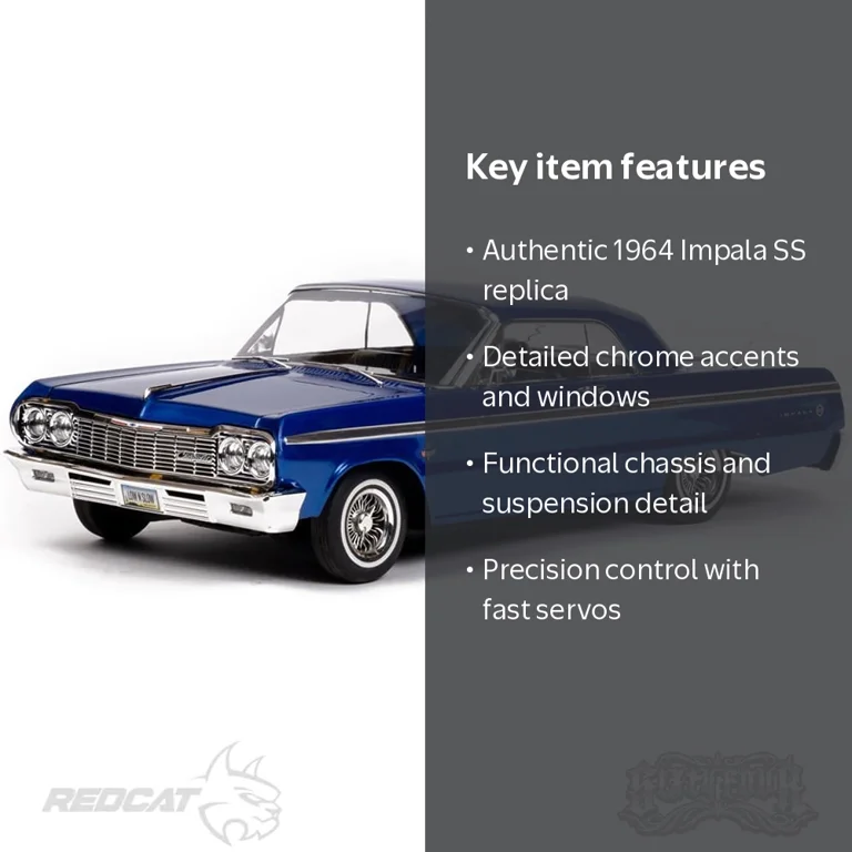 Redcat Racing 1-10 Scale 1964 Chevrolet Impala Lowrider RC Car