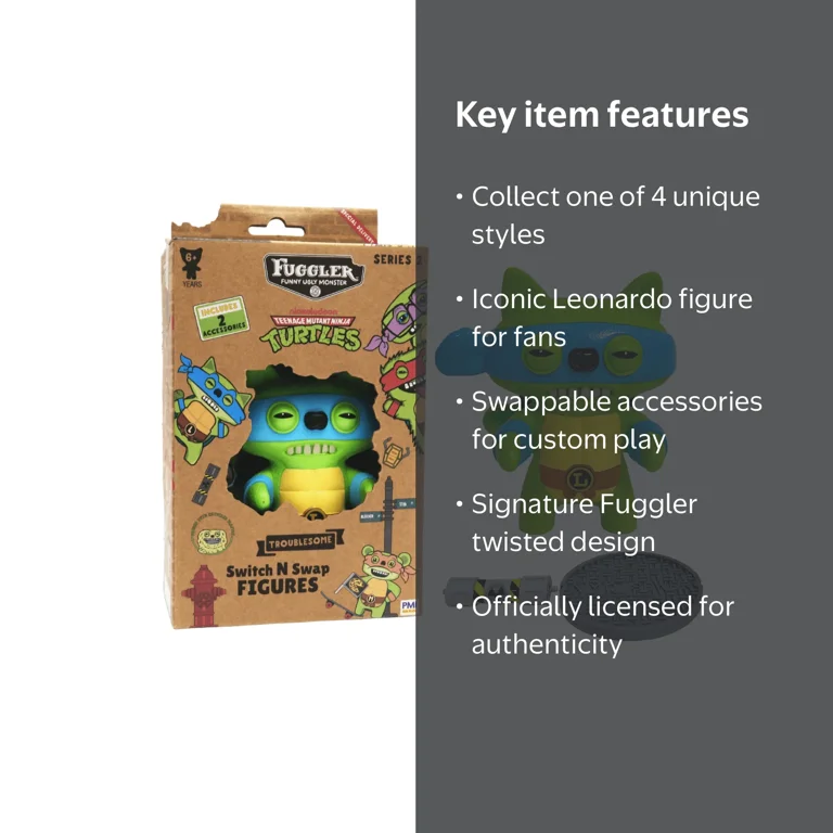 Fuggler x Teenage Mutant Ninja Turtles Switch and Swap Leonardo