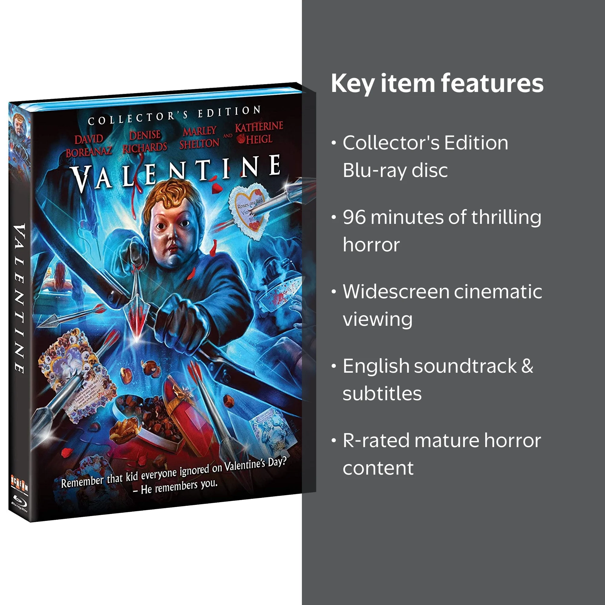 SDS, Valentine (Collector's Edition) Blu-ray, Horror, R - Walmart.com