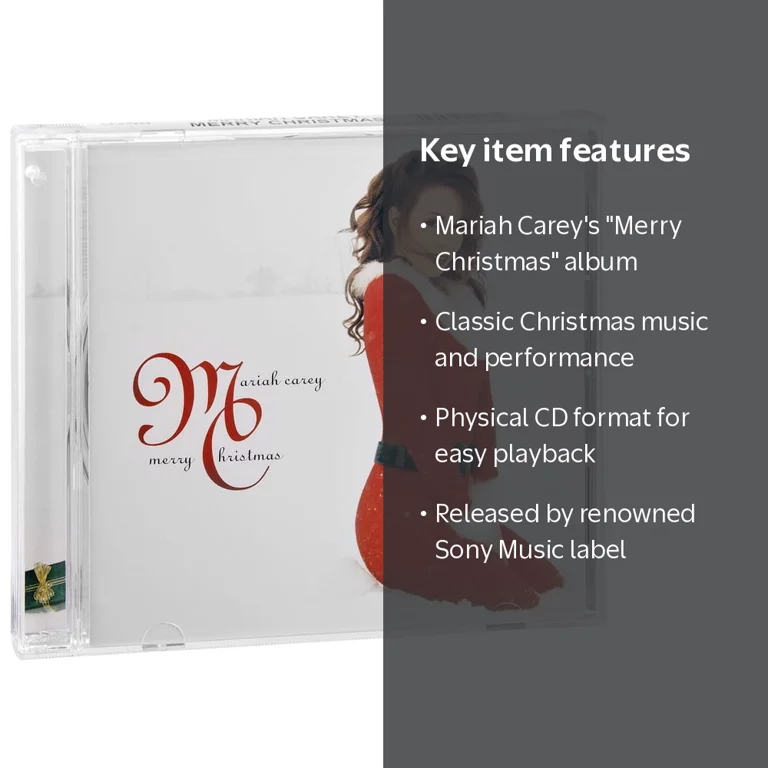 Sony, Mariah Carey Merry Christmas CD Music and Performance