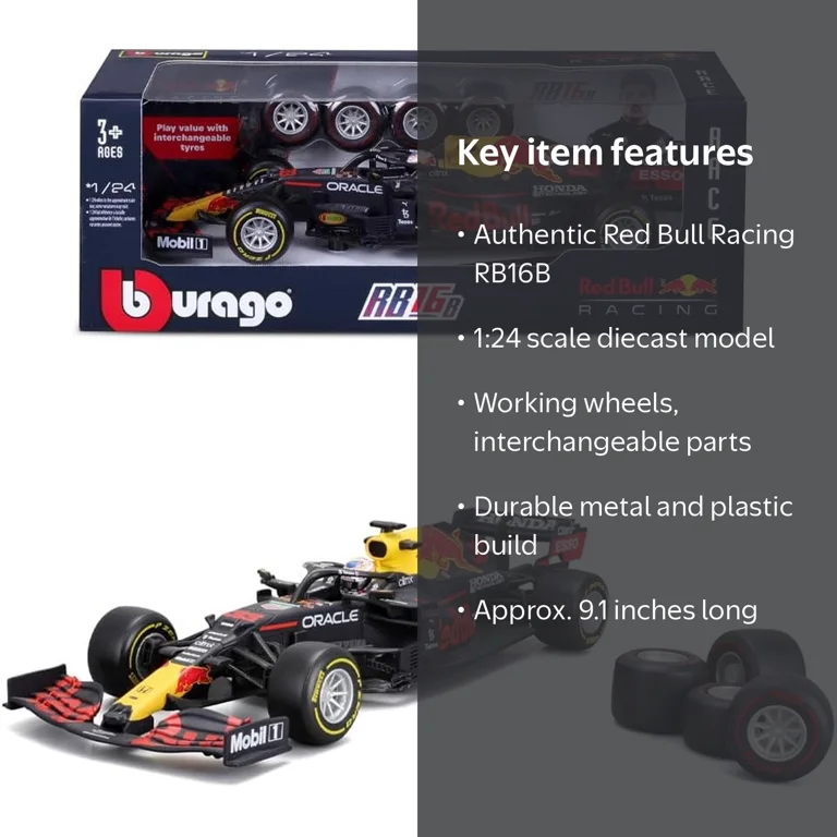 Red Bull Racing RB16B Max Verstappen (Interchangeable Tyres 2021