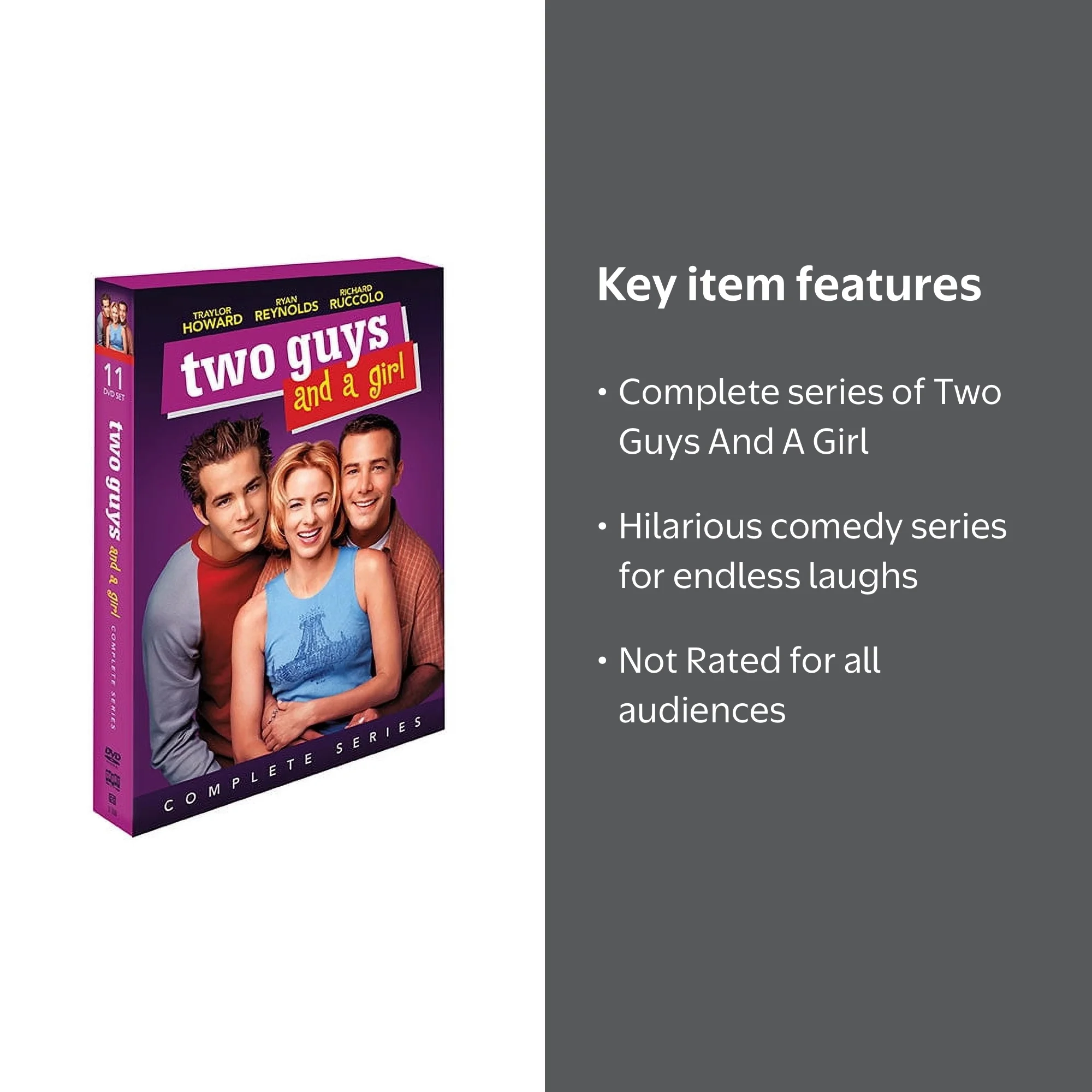 SDS, DVD, Two Guys And A Girl: The Complete Series, NR - Walmart.com