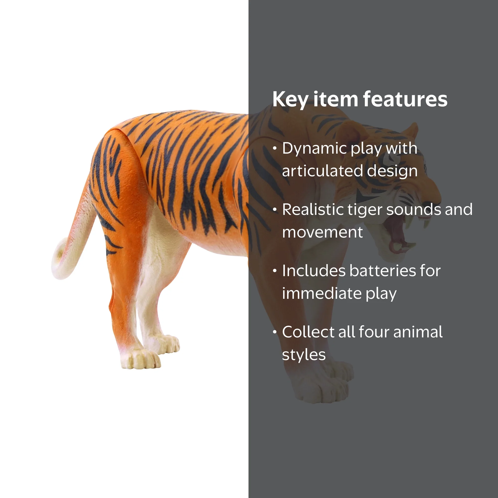 Jumanji Moving Animal Figure - Ferocious Tiger - Walmart.com