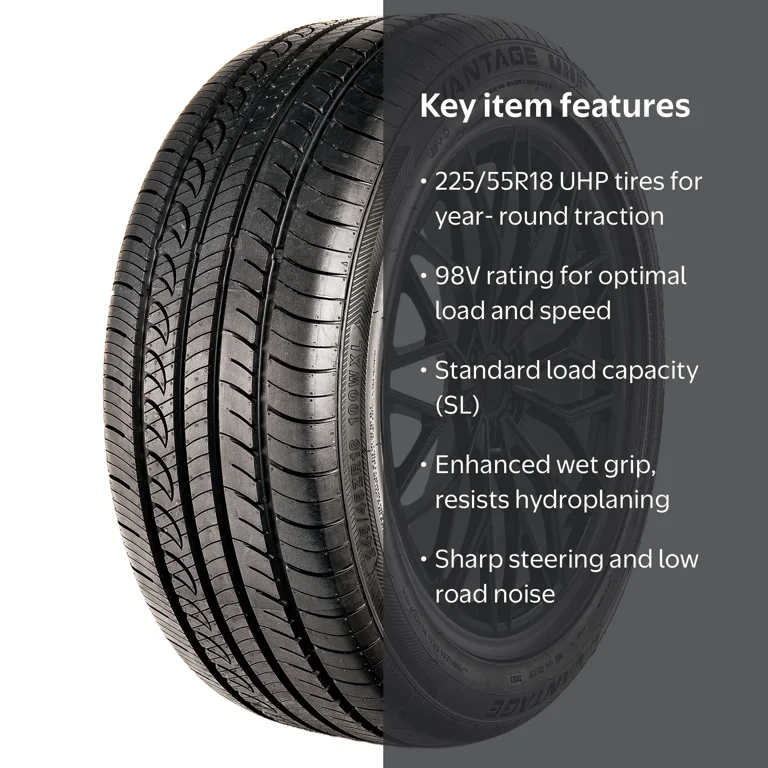 【ゆっち】P905 ホワインCX Vantage UHP All Season 225/55R18 98V Passenger Tire - Walmart.com