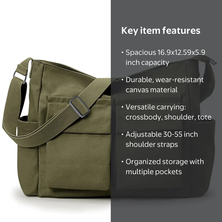 crossbody travel tote bag Away Leather in Saddle Brown vibrant color DAINAOTM Canvas Tote Bag Casual
