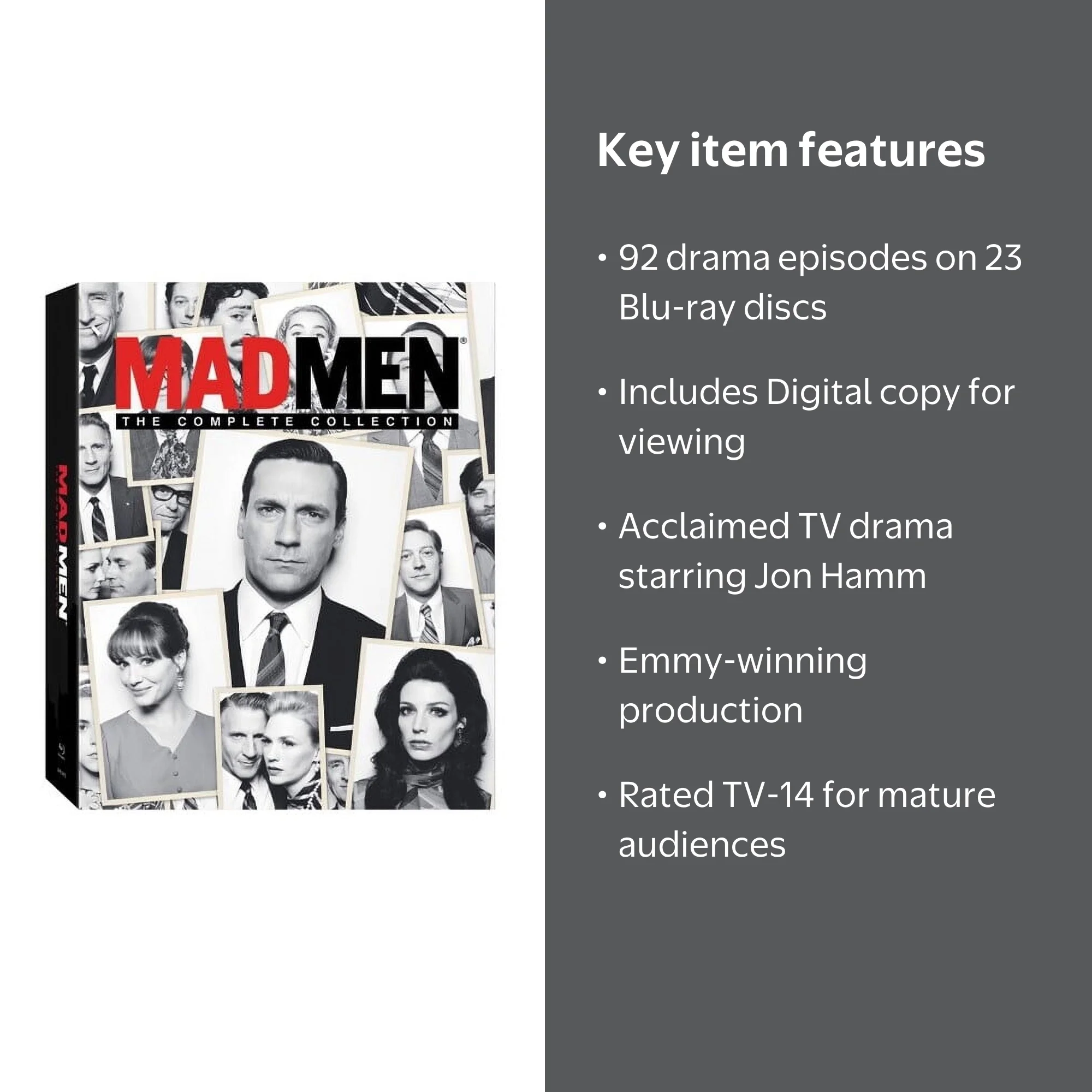 Lionsgate Mad Men: The Complete Collection, 23 disc Blu-ray +