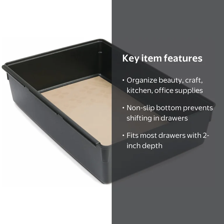 Rubbermaid, Drawer Organizer, Gray, 6