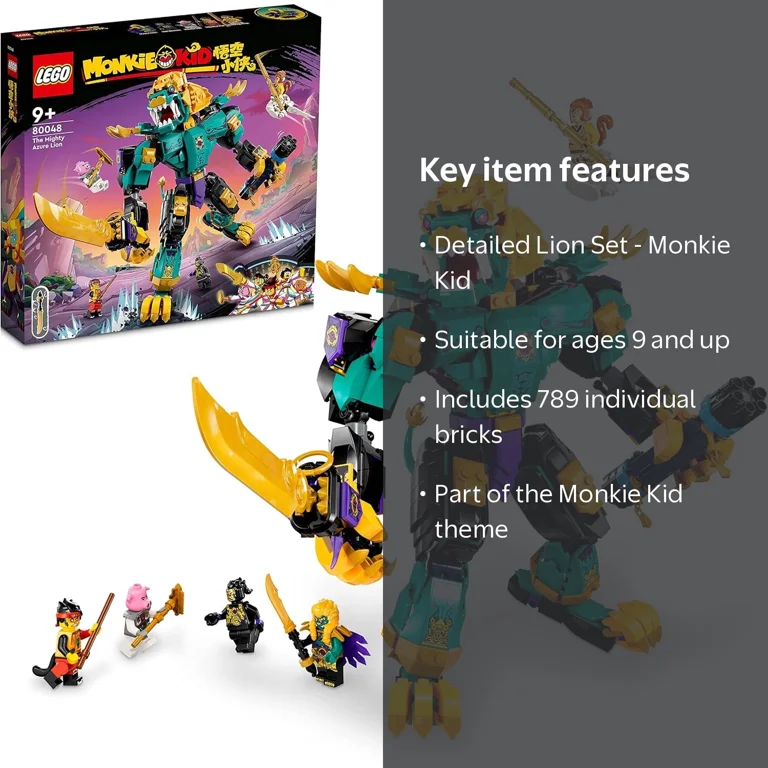 LEGO, Monkie Kid The Mighty Azure Lion, 80048, 789 Pieces