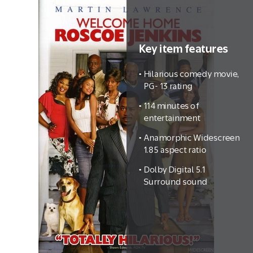 THE TRICK 人間が真実を知る時がきた ROSSCO 講演DVD Welcome Home Roscoe Jenkins (DVD Widescreen) [DVD] - Walmart.com