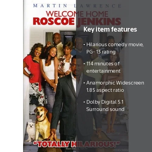 Welcome Home Roscoe Jenkins (DVD Widescreen) [DVD] - Walmart.com
