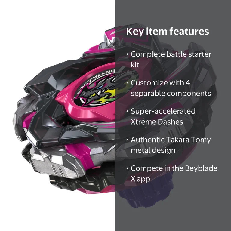 スポーツトイ・アクショントイ BANDAI HYPERCLUSTER METEOR BAHAMUT Beyblade X Blitz Bahamut BK 1-50I CX Infinity Starter Pack Set