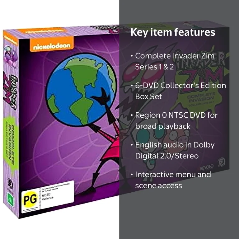 Invader Zim: Complete Invasion Season Collection - 6-DVD Box Set