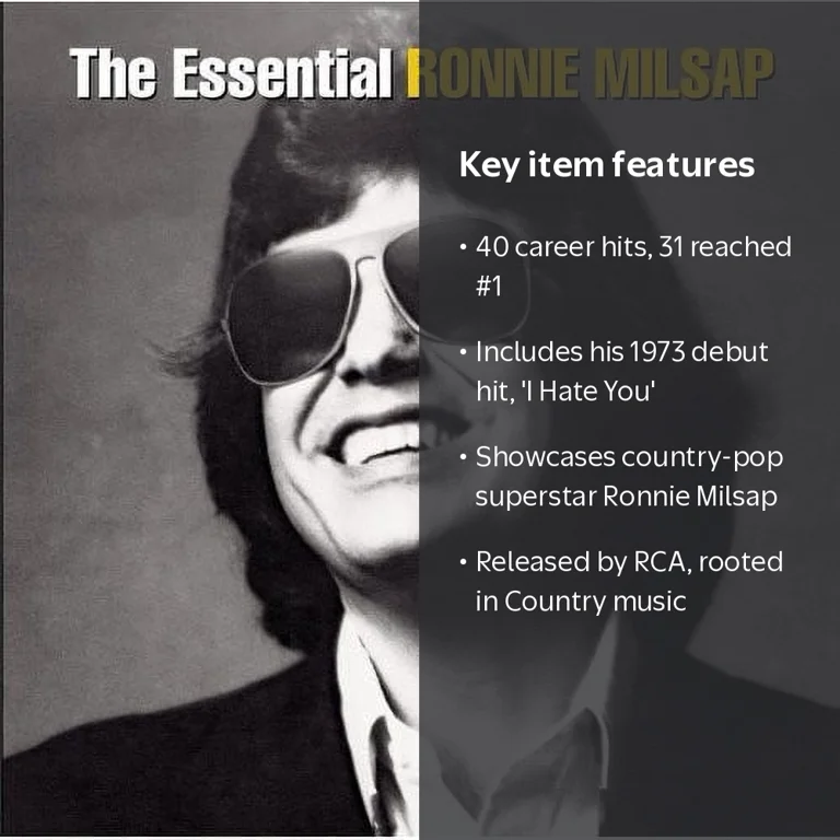RCA, Music CD, Ronnie Milsap - Essential Ronnie Milsap, 40 hits +