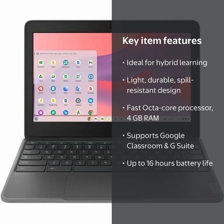 Lenovo 100e Chromebook Gen 4 100e 82W0001EUS 11.6
