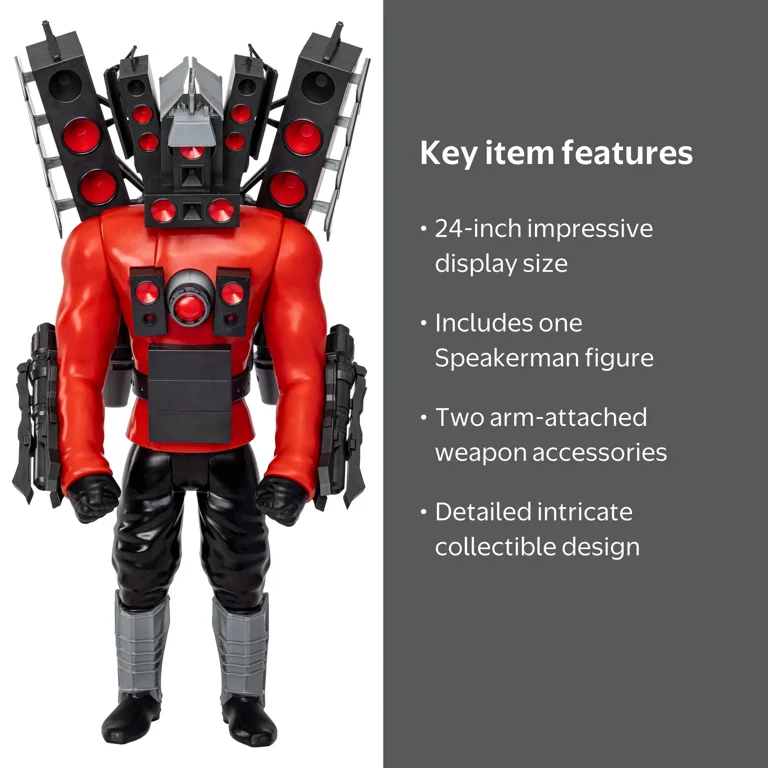Skibidi Toilet 24” Titan Figure Speakerman - Walmart.com