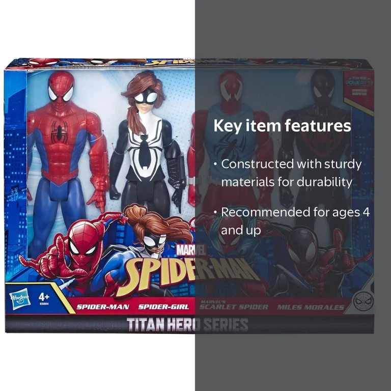 Marvel, Titan Hero Series Spider-Man Action Figure 6-Pack