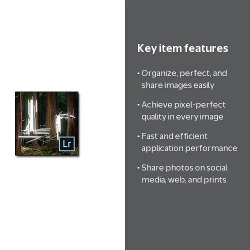 Adobe Photoshop Lightroom - (v. 5) - license - 1 user - academic