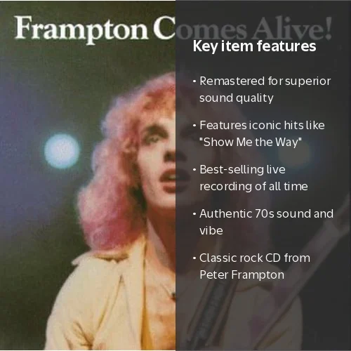 Peter Frampton - Frampton Comes Alive! Remastered CD - Classic