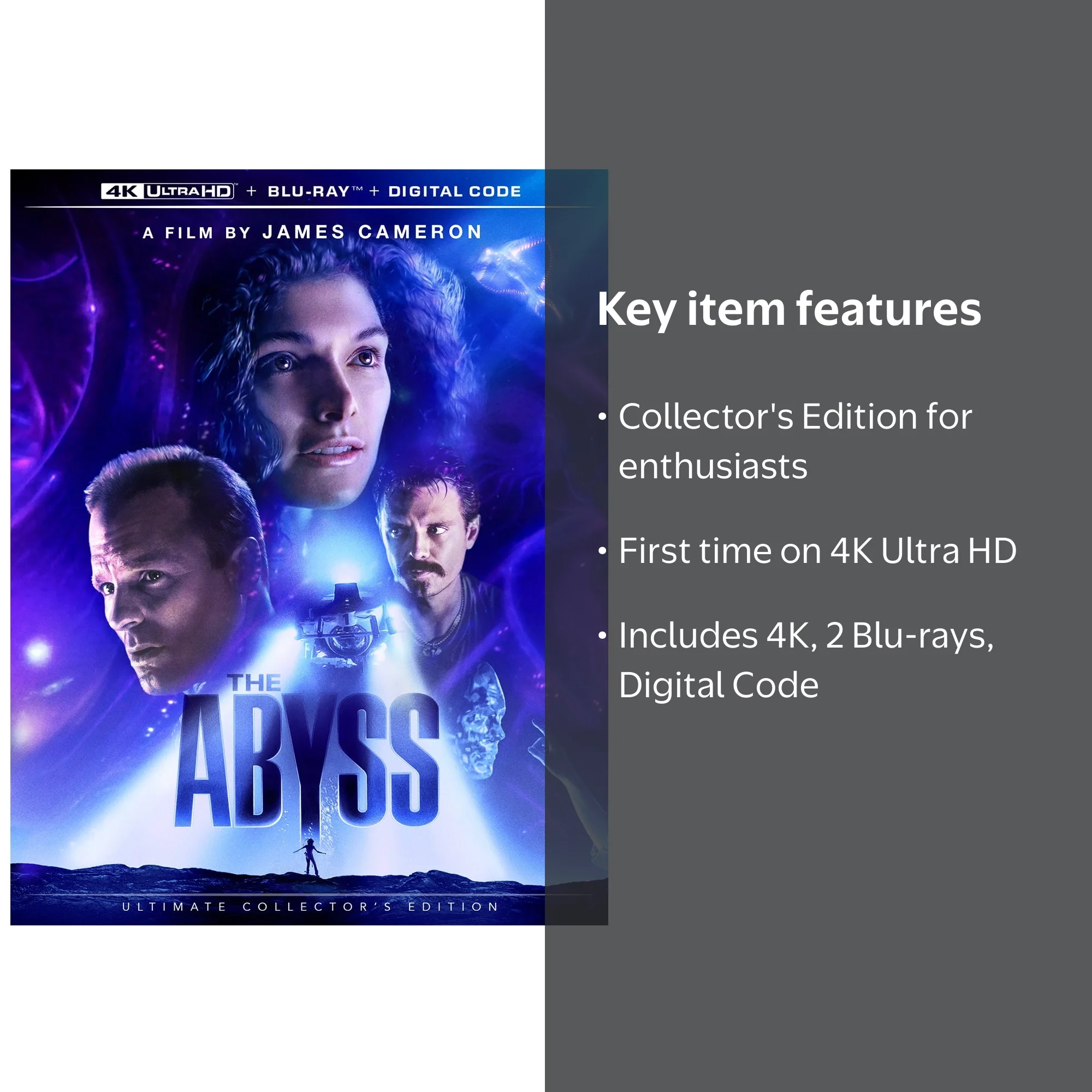 Disney The Abyss 4K Ultra HD + Blu-ray + Digital Code - Walmart.com