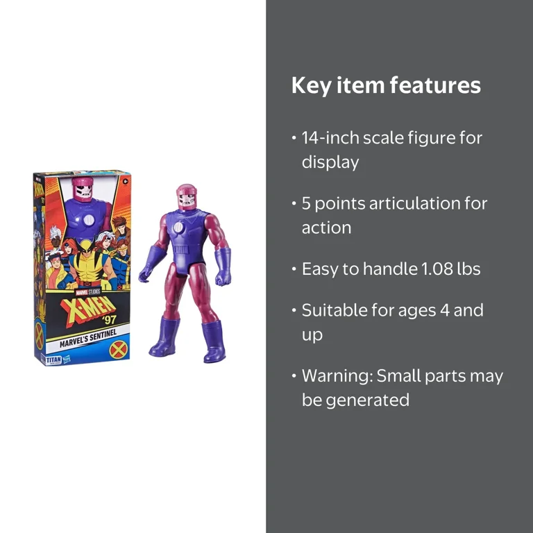 Large Marvel Titan Hero Series Sentinel Action Figure Toy