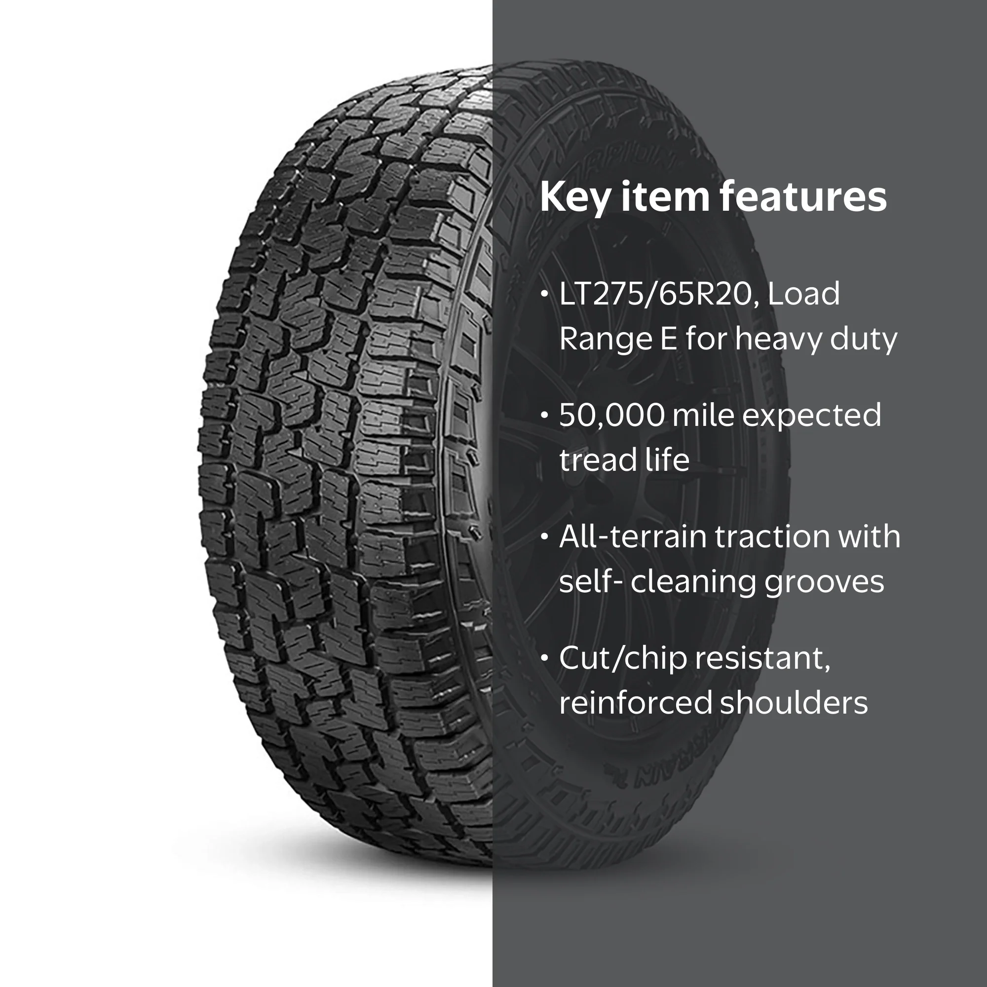 Free Shipping! Pirelli All Terrain Plus LT275/65R20 126S E Light