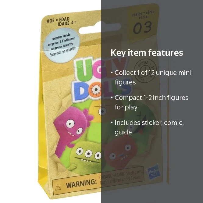 Ugly Dolls Blind Bag Series 3, 1 Random Character out of possible