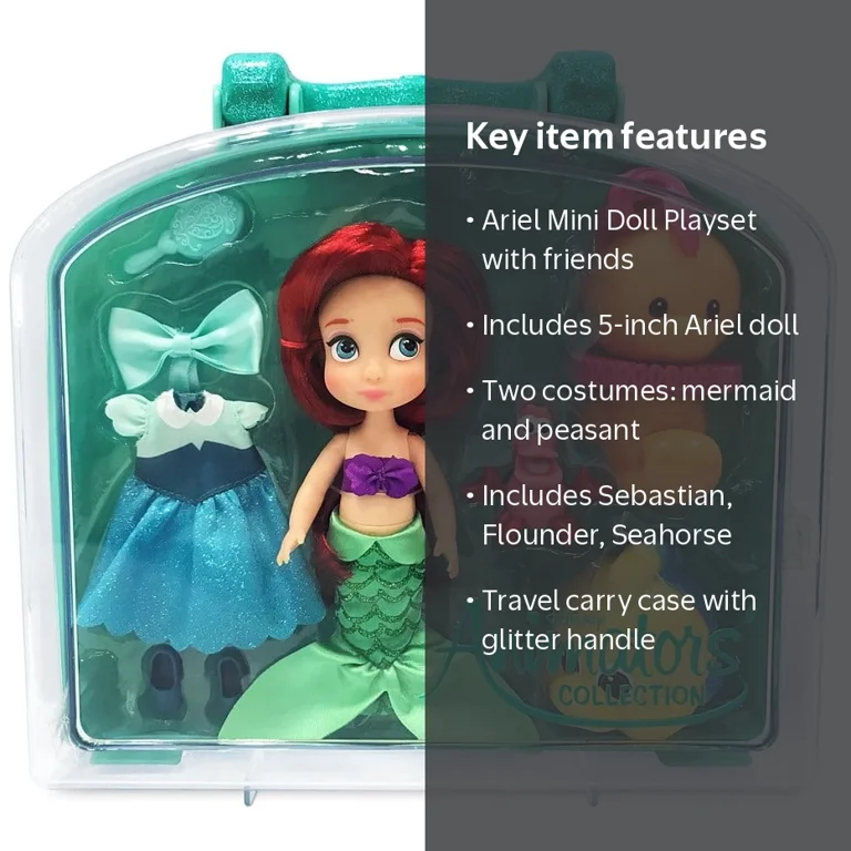 The Little Mermaid Animators' Collection Ariel Mini Doll Playset