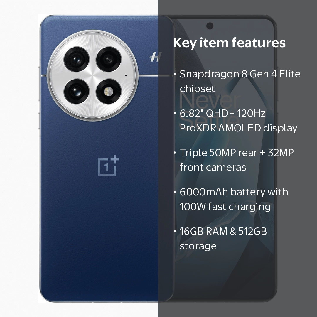 OnePlus 13 CPH2605 (Midnight Ocean, 16 GB RAM / 512 GB ROM