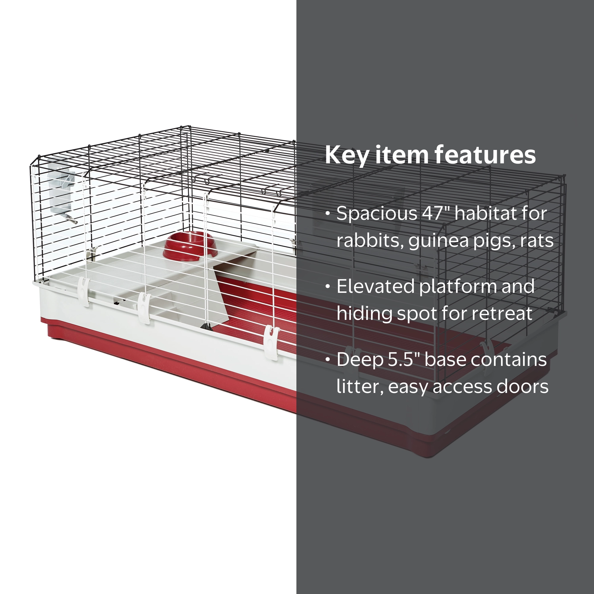Midwest Homes Indoor Extra Large Bunny, Rat & Guinea Pig Cage
