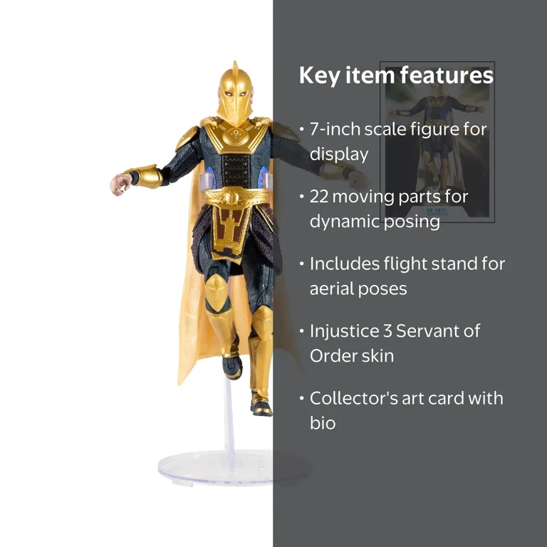 McFarlane Toys, Action Figure, Doctor Fate, 7 inch - Walmart.com
