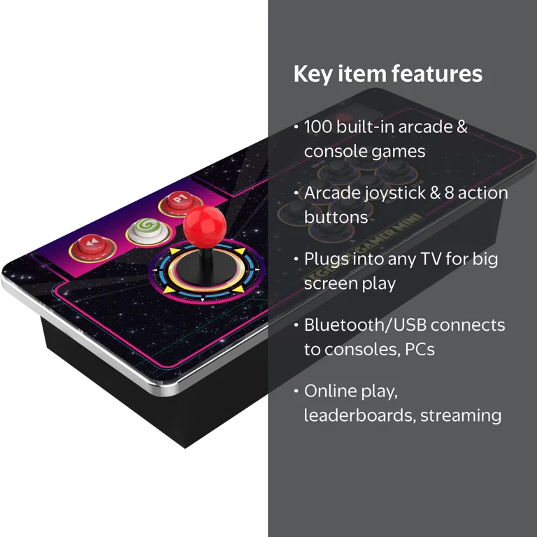 Atgames Legends Gamer Mini: Home TV Video Game Console with