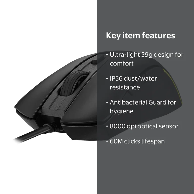 ASUS, Wired Gaming Mouse, TUF Gaming M3 Gen II, 8000 dpi, IP56