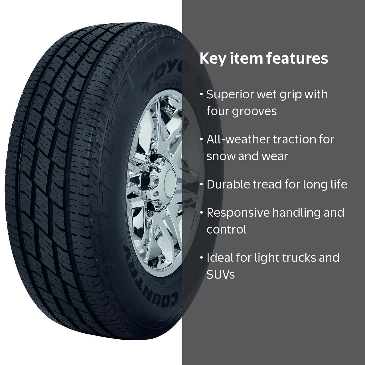 Toyo Open Country H/T II Highway 255/65R17 110T Light Truck Tire