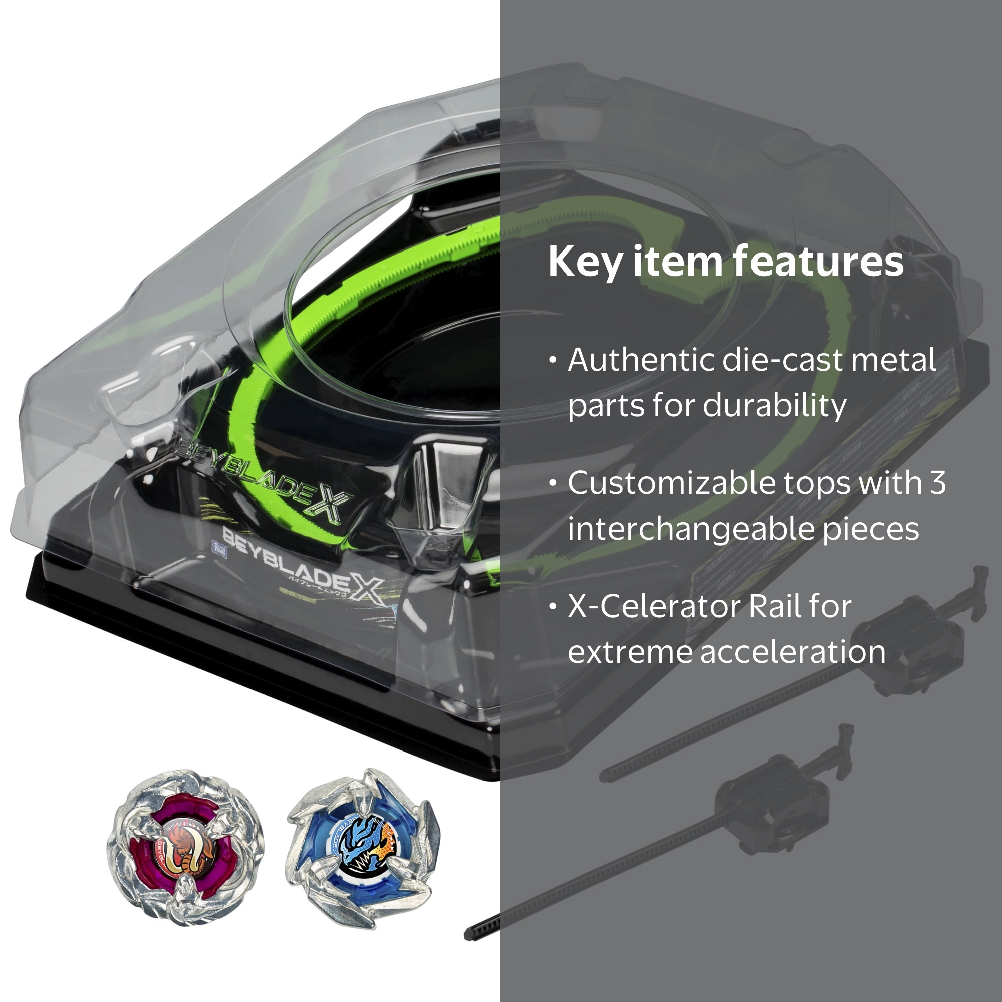 Free Shipping! Beyblade X Xtreme Battle Set with Beystadium 17x14