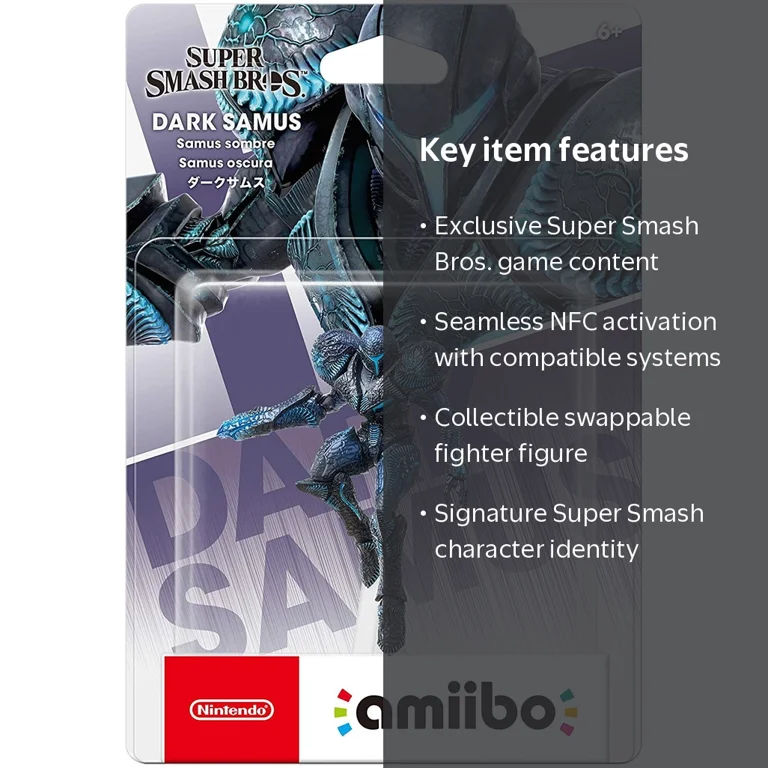 Nintendo, Dark Samus, Super Smash Bros, 7.48 inch, Blue - Walmart.com