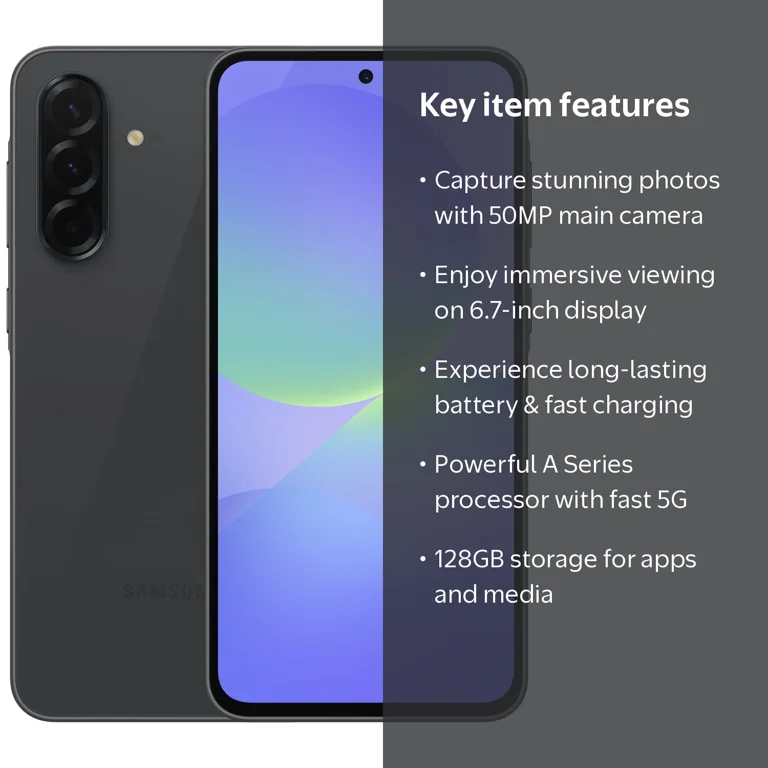 Open Box Samsung Galaxy A36 5G A Series 128GB Unlocked Android