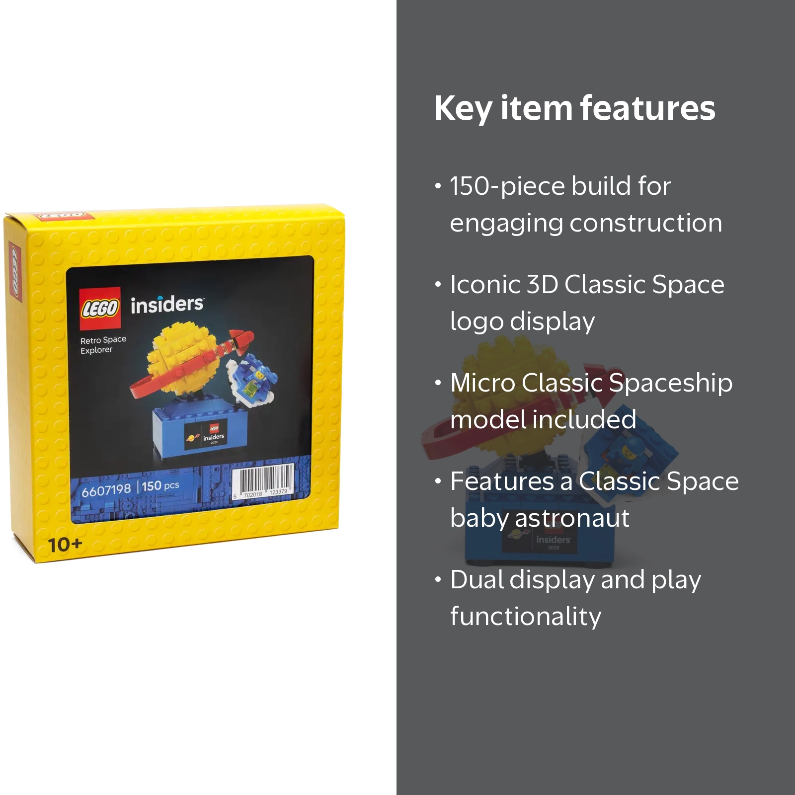 Lego Insiders Retro Space Explorer 6607199 - Walmart.com