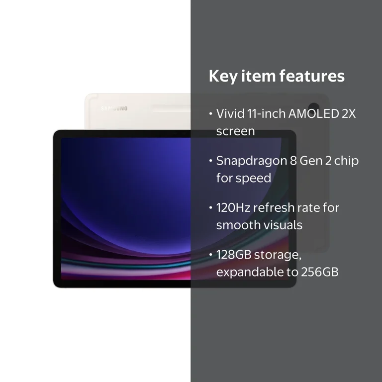 Samsung Large Galaxy Tab S9, 11