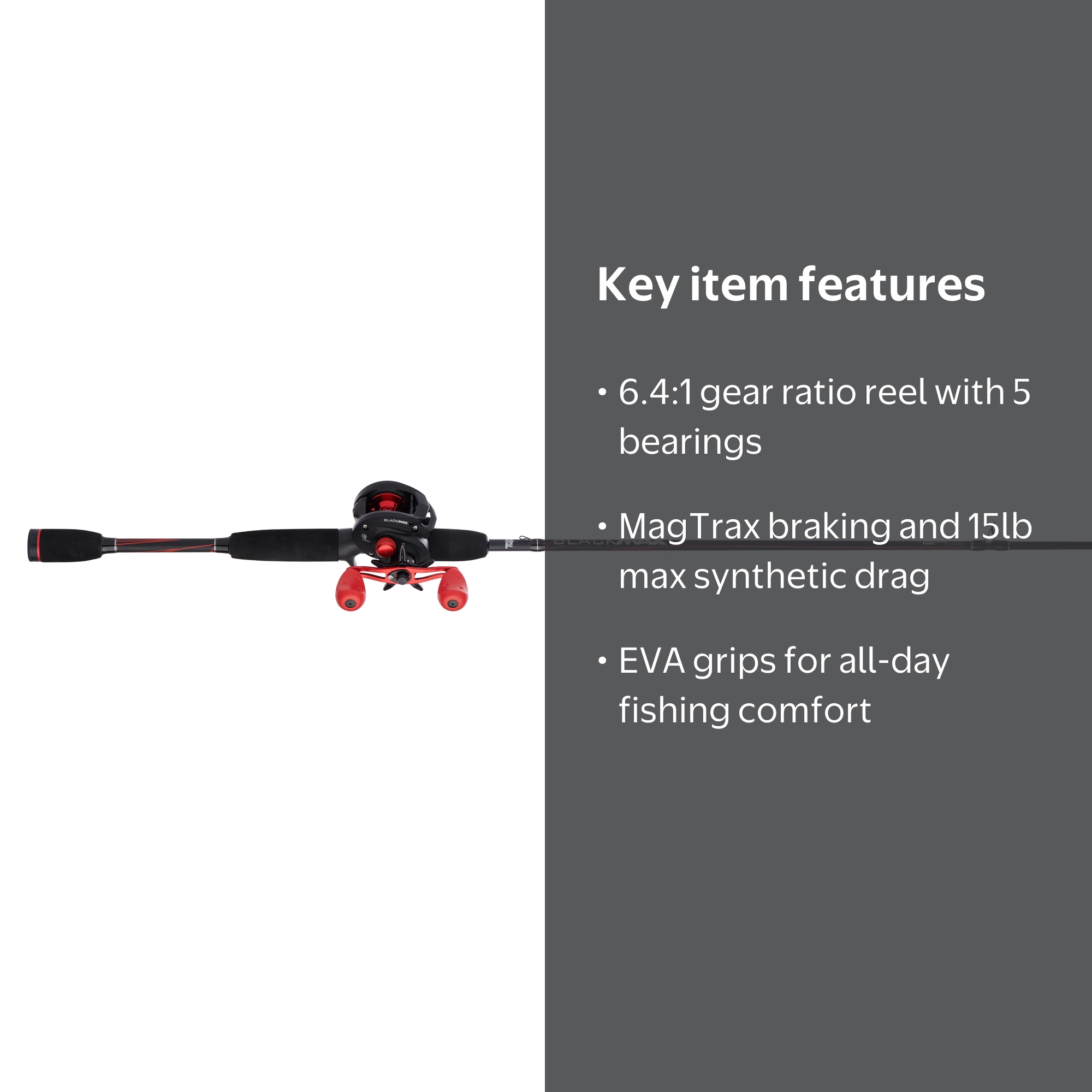 black max baitcasting combo choose your model Abu Garcia Pro Baitcast The Black Max EZ Cast baitcast fishing combo is perfect for anglers of all skill levels who want to learn how to use a baitcast reel Team Lew's Custom Black Baitcast