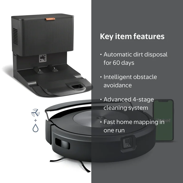 iRobot® Roomba Combo™ j7+ Robot Vacuum and Mop - Walmart.com