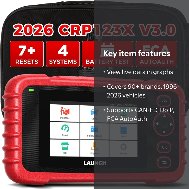Free Shipping! LAUNCH CRP123X Elite OBD2 Scanner Car Diagnostic Free Shipping! LAUNCH CRP123X Elite OBD2 Scanner Car Diagnostic