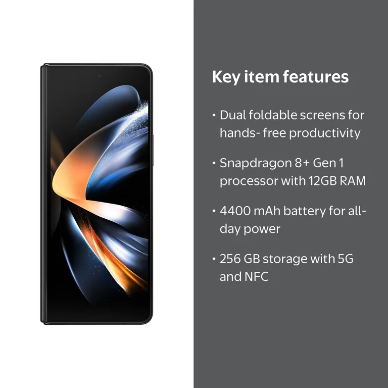Samsung Galaxy Z Fold4 SM-F936U 256GB, 7.6