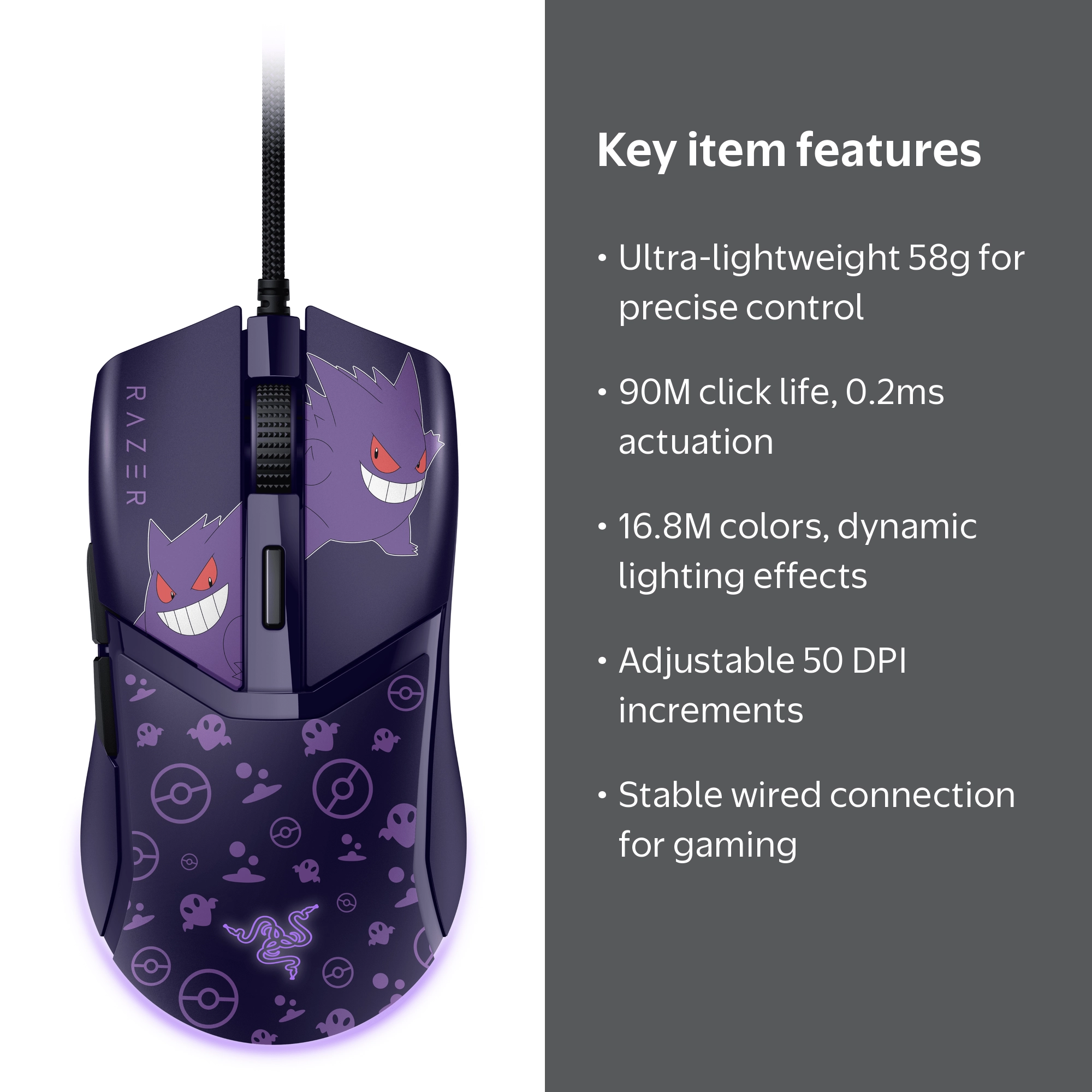 Razer Cobra Light-Weight Wired PC Gaming Mouse with Chroma RGB