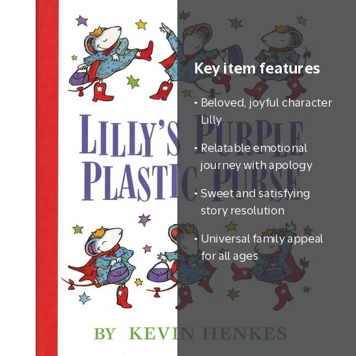 Kevin Henkes, Lilly's Purple Plastic Purse, Hardcover - Walmart.com