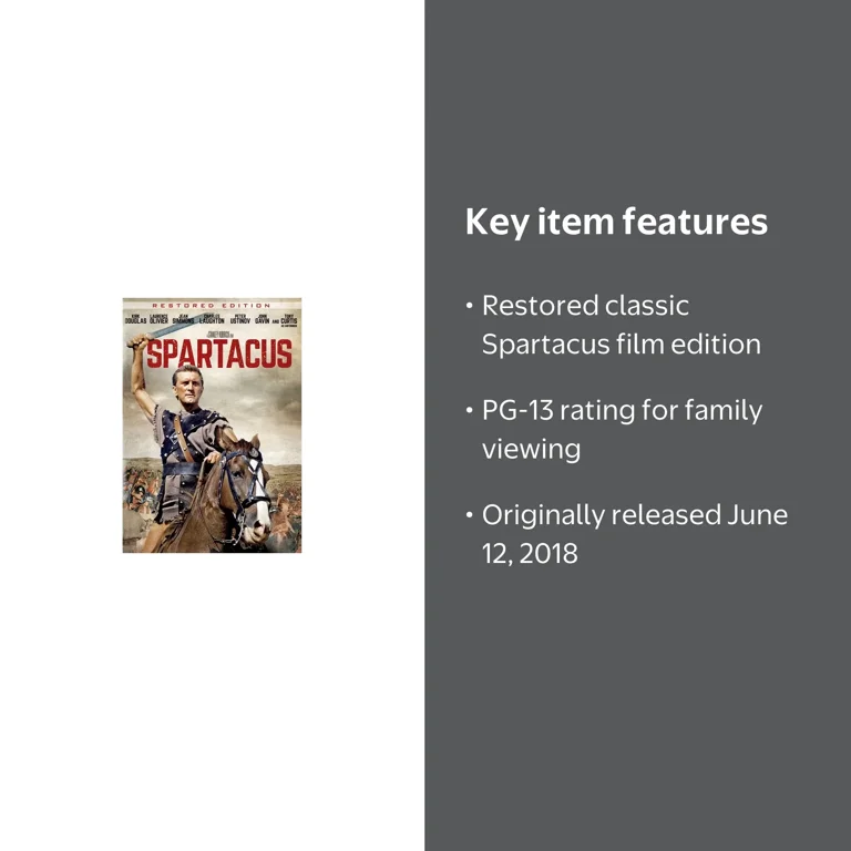 Spartacus (Restored Edition) - Walmart.com