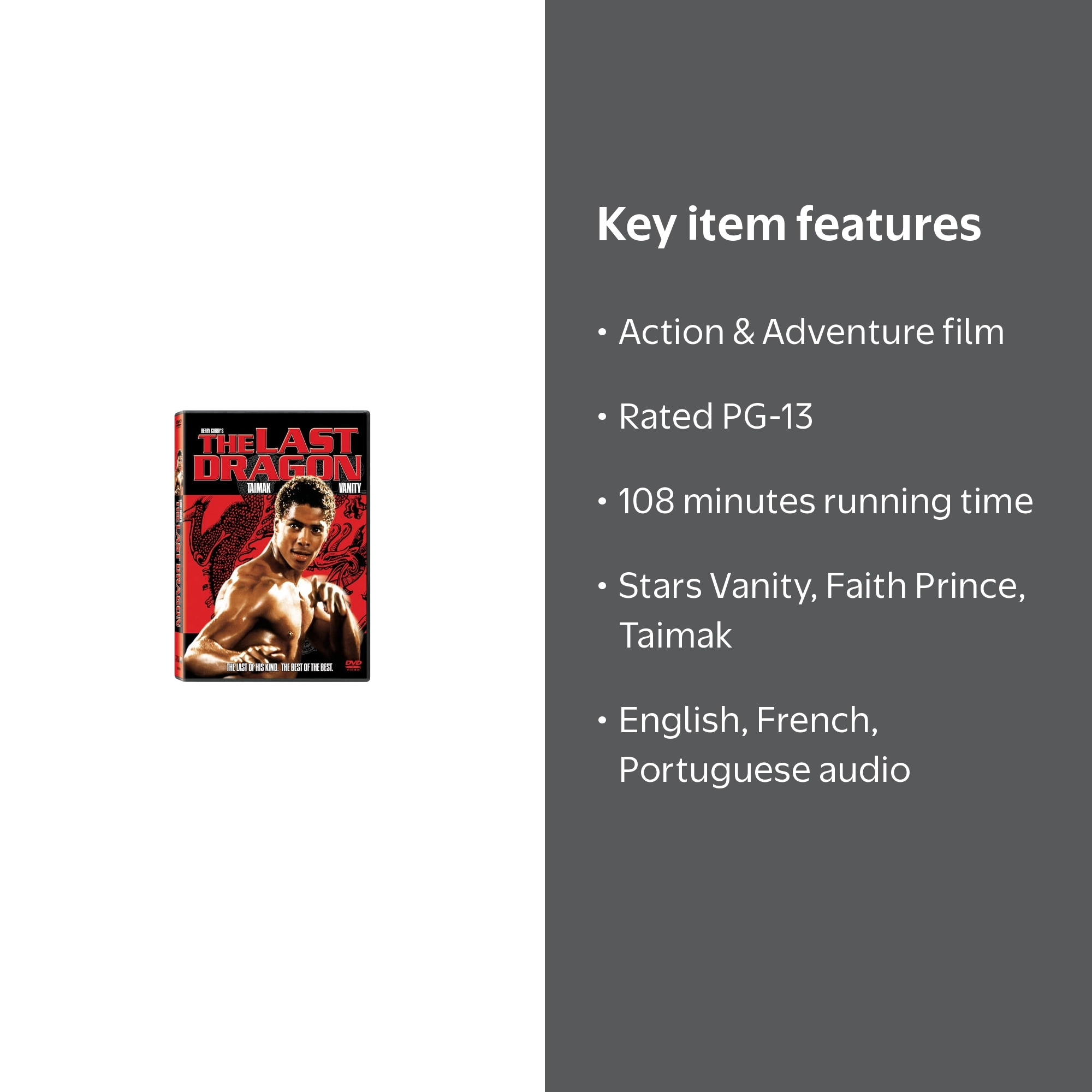 Sony Pictures Entertainment, DVD, New The Last Dragon, PG-13