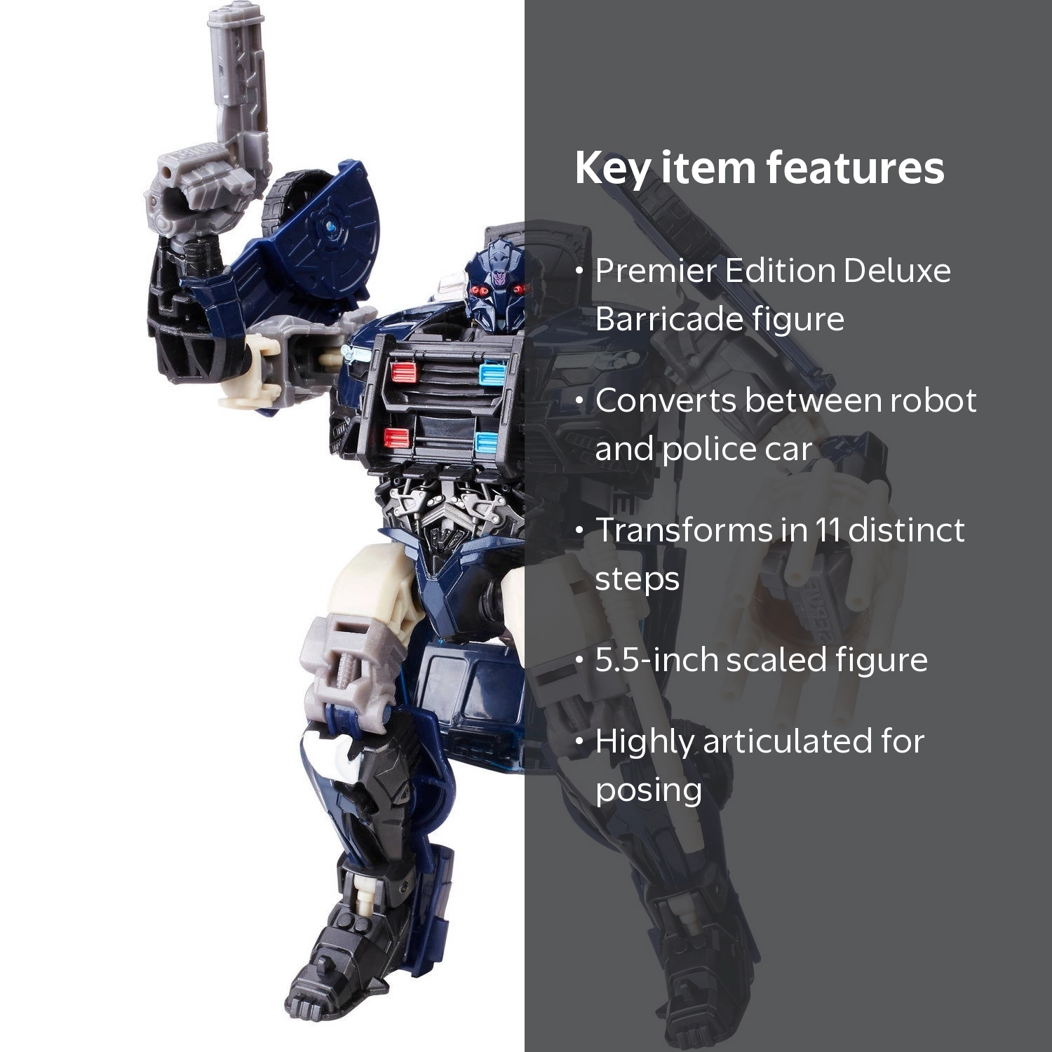 【中古】「非常に良い」Transformers: The Last Knight Premier Edition Deluxe Barricade Transformers: The Last Knight Premier Edition Deluxe Barricade