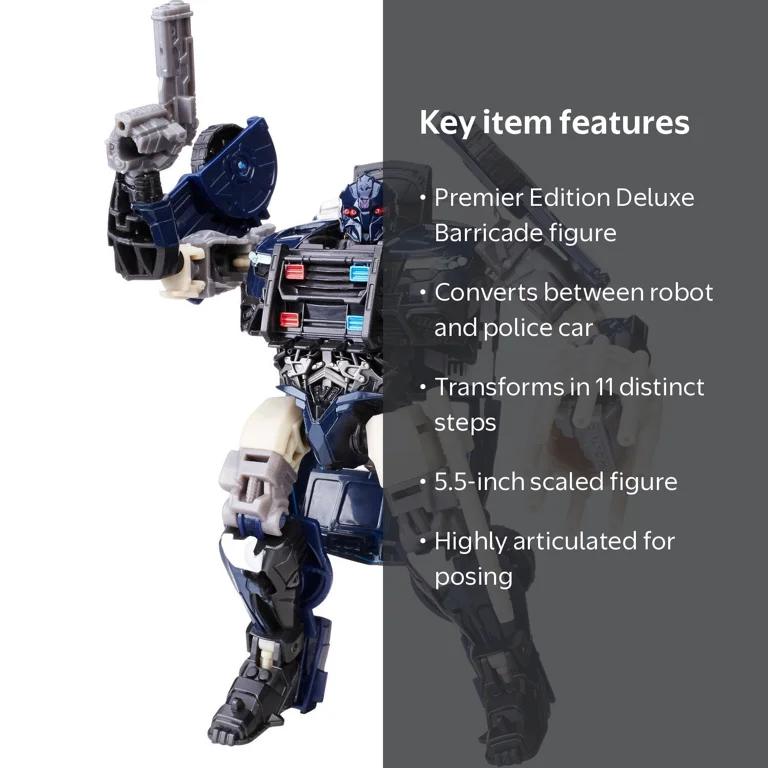 Transformers: The Last Knight Premier Edition Deluxe Barricade